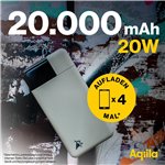 Aqiila Powerbird B20 Powerbank 20W verde muschio 20.000 mAh