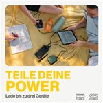 Aqiila Powerbird B20+ Powerbank 65W nero 20.000 mAh
