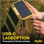 Aqiila Powerbird BS10 Solar Powerbank 20W giallo 10.000 mAh