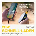 Aqiila Powerbird BL10 Powerbank lampada 20W nero 10.000 mAh
