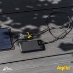 Aqiila Cablebird CB21 cavo ric./ sincr. 30W tipo C Lightning 1m