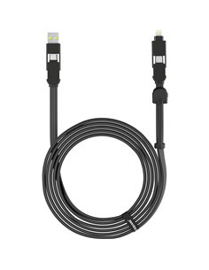Rolling Square inCharge XL cavo 3m nero