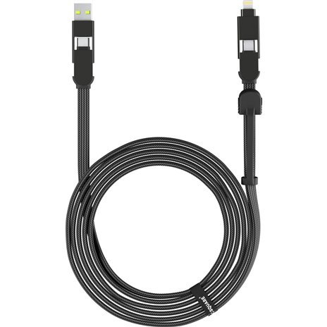 Rolling Square inCharge XL cavo 3m nero