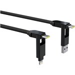 Rolling Square inCharge XL cavo 3m nero