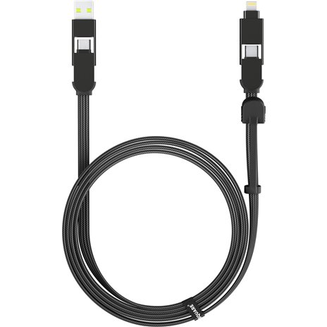 Rolling Square inCharge XL cavo 2m nero