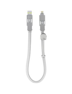 Rolling Square inCharge XL cavo 30cm bianco