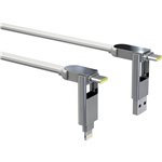 Rolling Square inCharge XL cavo 30cm bianco