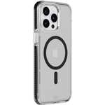 Tech21 EvoCrystal cust. MagSafe per iP 15 Pro Max nero Titanium