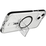Tech21 EvoCrystal Kick custodia MagSafe iP 15 Plus trasp./nero