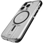 Tech21 EvoCrystal Kick custodia MagSafe iP 15 Pro trasp./nero