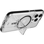 Tech21 EvoCrystal Kick custodia MagSafe iP 15 Pro trasp./nero