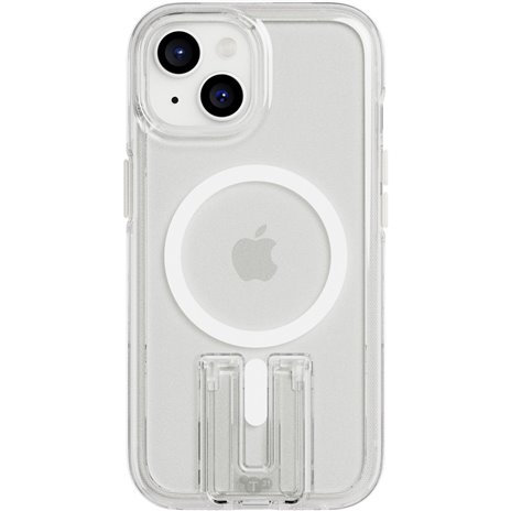 Tech21 EvoCrystal Kick custodia MagSafe per iPhone 15 bianco