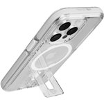 Tech21 EvoCrystal Kick custodia MagSafe per iPhone 15 Pro bianco