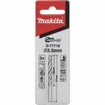 Makita punta per metallo HSS-GS 2,5x57mm