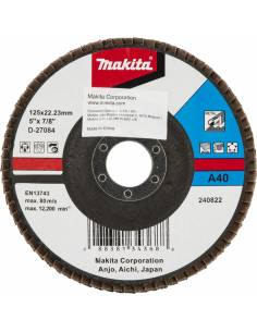 Makita Fächerschleifscheibe 125mm A40