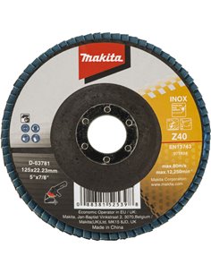 Makita disco lamellare 125mm Z40