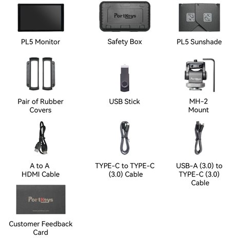 Portkeys PL5 5.4 Zoll Live Stream Monitor