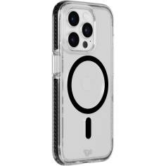 Tech21 EvoCrystal cust. MagSafe per iPhone 15 Pro nero Titanium 2