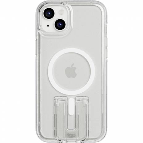 Tech21 EvoCrystal Kick custodia MagSafe per iPhone 15 Plus bian.