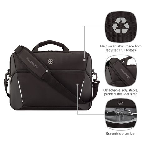 Wenger XE Compact Brief 16 Laptop Tasche schwarz
