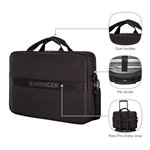 Wenger XE Compact Brief 16 Laptop Tasche schwarz