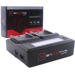 Baxxtar Pro caricatore LCD Dual per NP-F550/F930