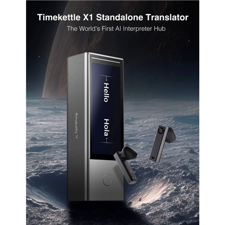 TimeKettle X1 nero traduttore portatile