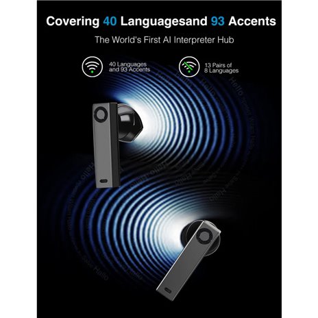 TimeKettle X1 nero traduttore portatile