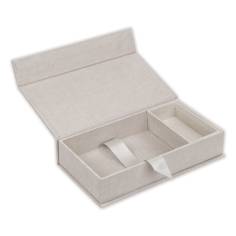 ZEP Box USB Lodi D     23x12,5x5 scatola lino per foto/USB BY546D 2