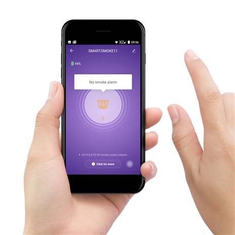Alecto Smart WLAN Rauchmelder 10 Jahre, weiß