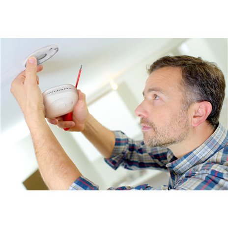 Alecto Smart WLAN Rauchmelder 10 Jahre, weiß