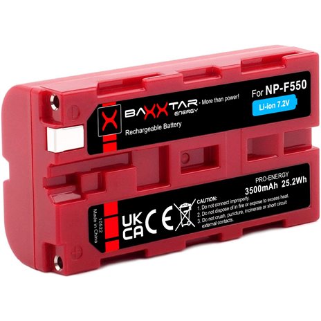 Baxxtar batt. NP-F550 3500mAh