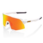 100percent S3 HiPER lenti specchio, Soft Tact bianco