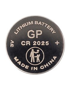 1x500 GP CR2025 Lithium 3V Knopfzelle BULK Schrumpfpack