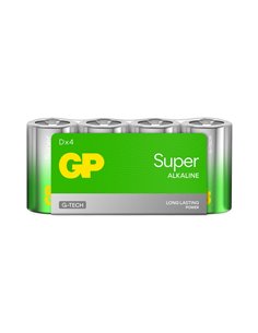 1x4 GP Super Alkaline 1,5V D Mono LR20