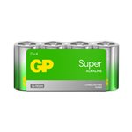 1x4 GP Super Alkaline 1,5V D Mono LR20