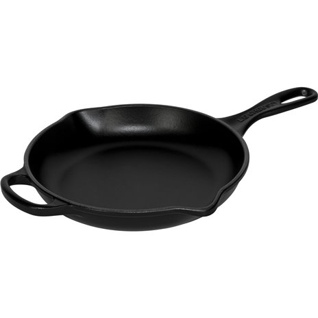 Le Creuset padella per friggere e da portata ghisa nero 23 cm