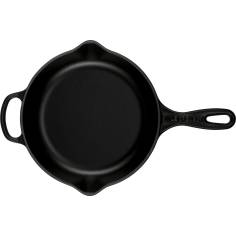 Le Creuset padella per friggere e da portata ghisa nero 23 cm 2