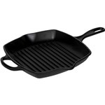 Le Creuset bistecchiera ghisa Quad. nero 26 cm