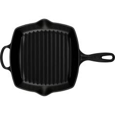 Le Creuset bistecchiera ghisa Quad. nero 26 cm 2