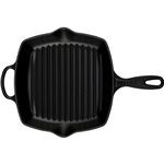 Le Creuset bistecchiera ghisa Quad. nero 26 cm