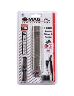Maglite Mag-Tac plain bezel torcia elettrica grigio