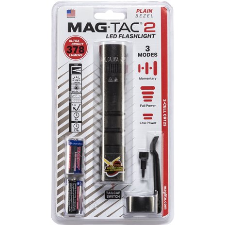 Maglite Mag-Tac 2 no crown torcia elettrica nero
