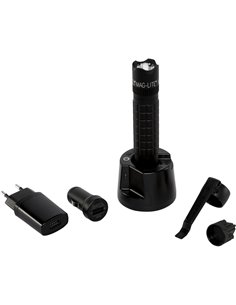 Maglite Mag-Tac ricaricabile crowned bezel nero