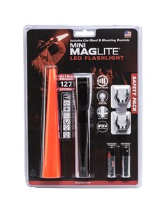 Maglite Mini-LED 2AA Sicherheitslampe schwarz