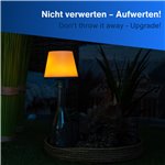 REV LED Flaschenleuchte mit Akku Lamprusco Flame warmweiß