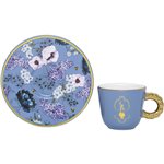 Bialetti set 2 tazze con piattini BRIDGERTON