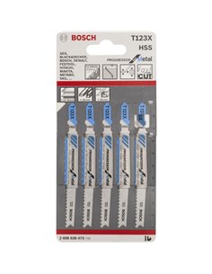 Bosch 5 lame per seghett. T 123 X 2