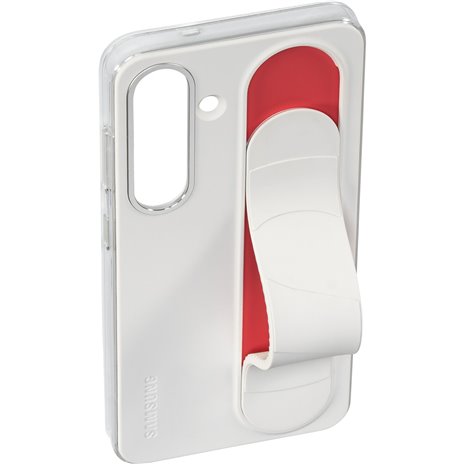 Samsung custodia con impugnatura supp. per Galaxy S25 bianco