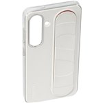 Samsung custodia con impugnatura supp. per Galaxy S25 bianco